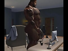 Cyclopean hunk duane brown jerks his huge dick to porn asian this vid blissful sex videos