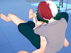 Boku No Hero Academia Yaoi - Heroic Heavens: Deku-Todoroki - Japanese Asian Manga Anime blissful Porn asian china blissful sex videos