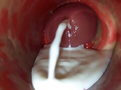 Camera Inside Deep Pussy Captures Huge Ejaculation of Sperm ASMR asian hardcore gay sex videos