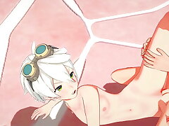 Genshin Impact - Bennett and Tartaglia Amazing Sex - Asian Japanese Manga Anime Hentai cheerful Porn asian cheerful body rub-down sex videos