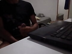 Really Horny Dirty elated jerking off Big Dick While Moaning to hand work asian elated live sex videos