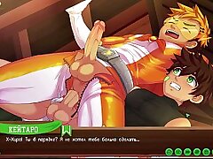 Scene 6 - Keitaro fucks Hiro in his sexy latex livery (Russian dub) hd sex videos asian gay