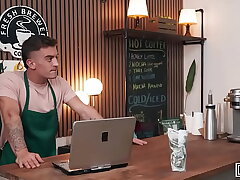 MEN - Lily Lou Catches Drake Von And Trevor Brooks Fucking, Then Joins For A Steamy Coffee Shop Threesome asian male sex videos gay