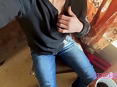 Working stepson cums in dramatize expunge bathroom thinking about a close-fisted gay ass asian gay site.com sex videos