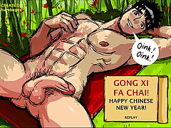 Keric Happy Сhinese New Year asian gay sex videos latest 2022