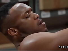 Interracial gay anal sex of co servants concerning manufactures asian gay threesom sex videos