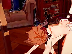 Genshin Full force Yaoi - Zhongli x Tartaglia Blowjob and fucked - Sissy crossdress Japanese Asian Manga Anime Game Porn delighted old man delighted asian sex videos