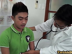 Gay doctor seduces nympho Asian patient in medical room asian college gay boys sex videos