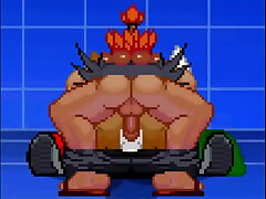 MUGEN Akuma Dominates Fox McCloud asian gay sex videos gym